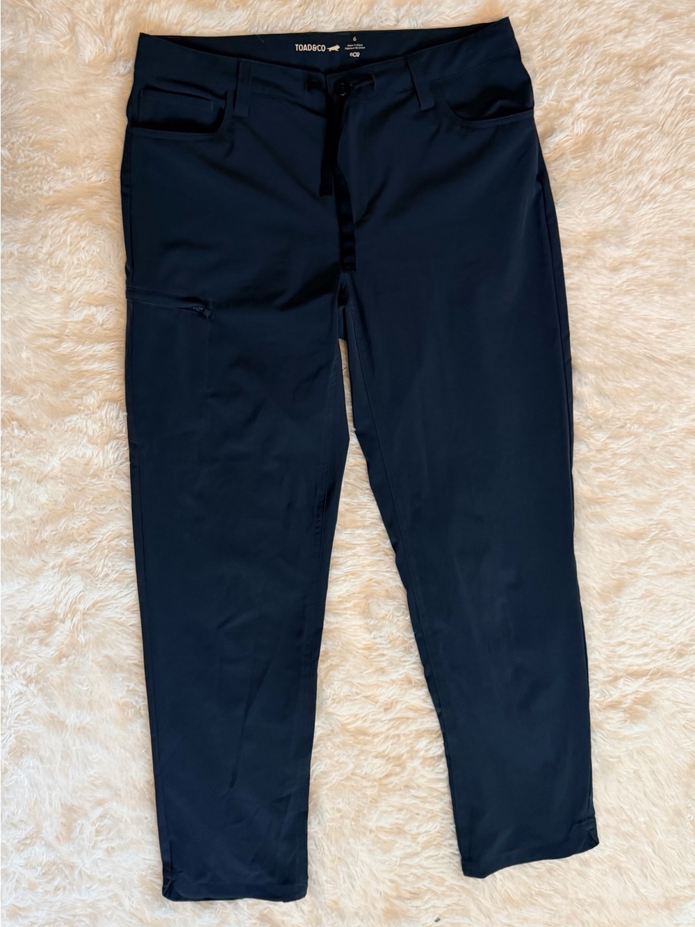 Toad&Co Jetlite Cropped Pants - Size 6 - Indigo Blue